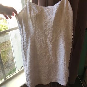 Lilly white tropical Mini dress